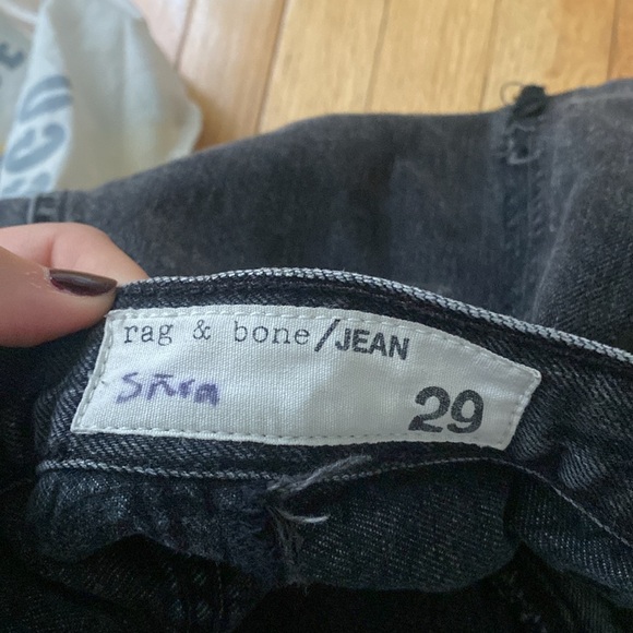 Rag & Bone Limited Collection $425 2 Tone Crop Jean Size 29 - Picture 7 of 7